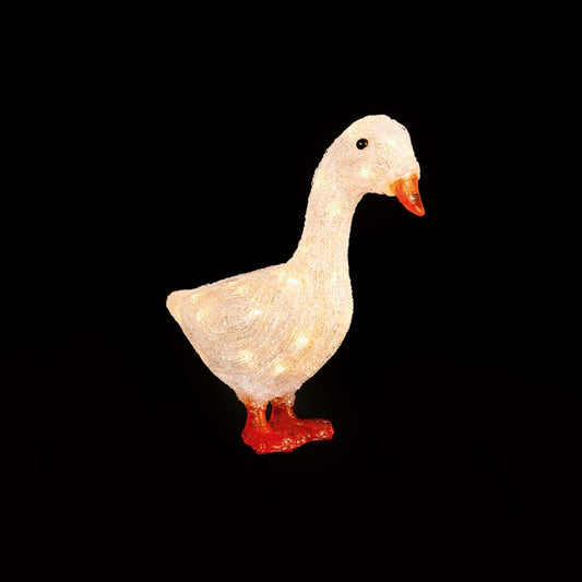 Premier Acrylic Duck With 40 Warm White LEDs