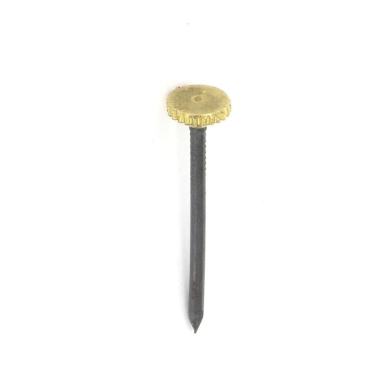 Securit Brass Headed Picture Pins (6)