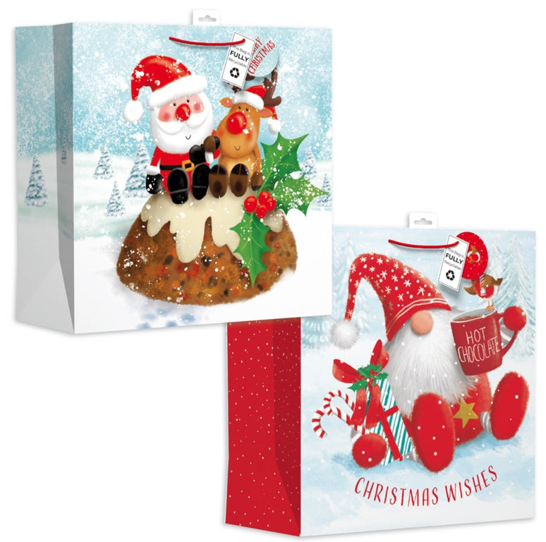 Gift Maker Santas Christmas Pudding Bag