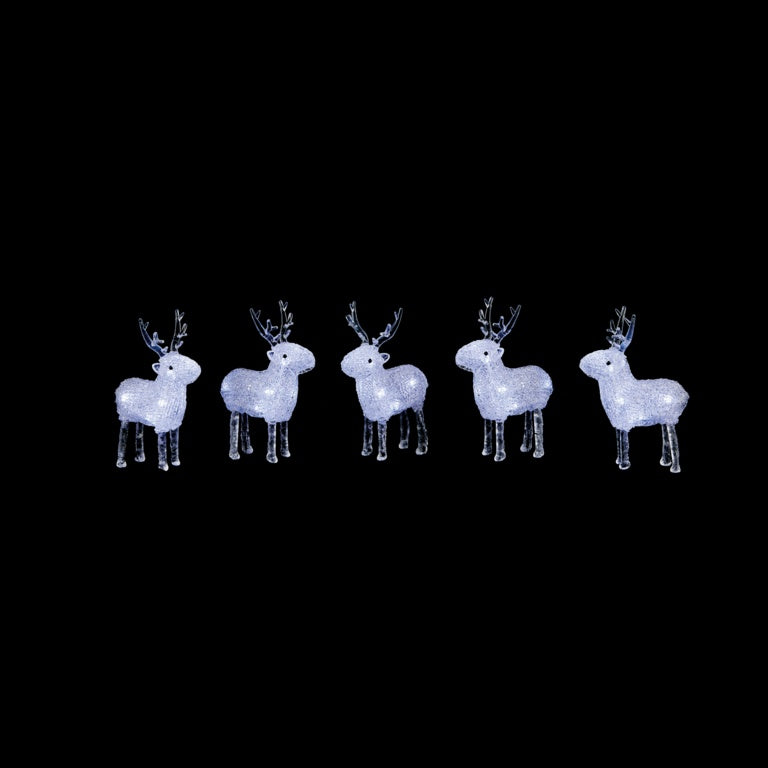 Premier Acrylic Reindeer With 40 LEDs