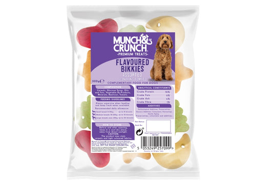 Munch &amp; Crunch Bikkies aromatisés assortis