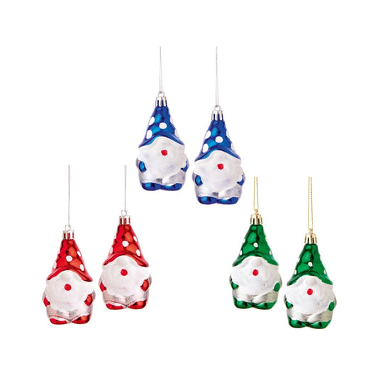 Premier Gonk Hanging Decoration Set 2 Assorted