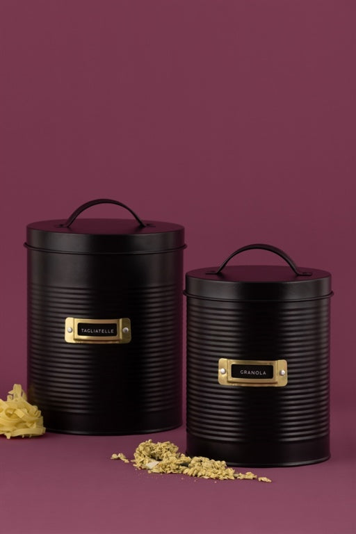 Typhoon Otto Storage Canisters – Set of 2 (Black)