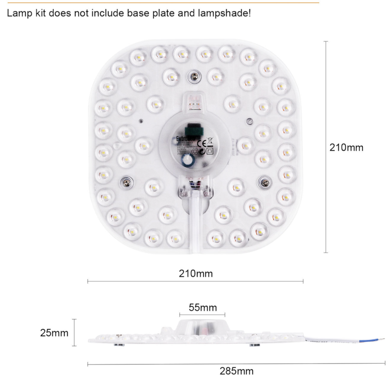 Extrastar Ceiling Light Module 2 D Fitting