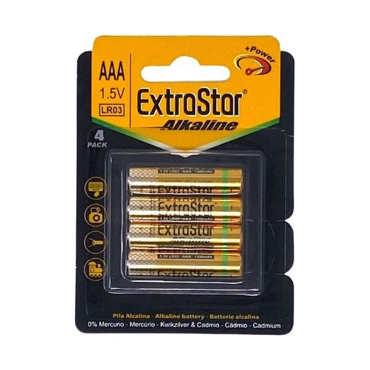 Extrastar Special Duration Batteries 1.5v AAA