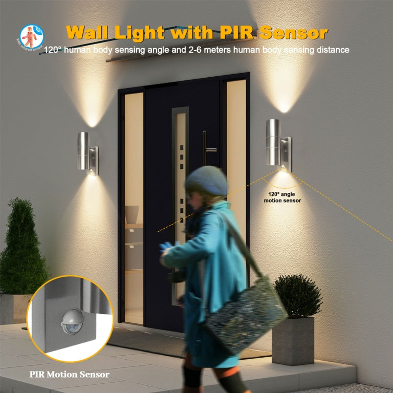 Extrastar Outdoor Up & Down Double Wall Light