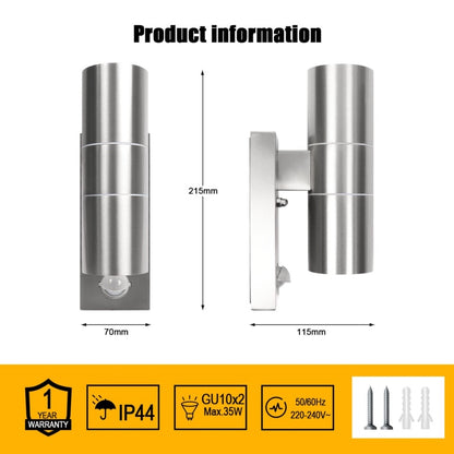 Extrastar Outdoor Up & Down Double Wall Light