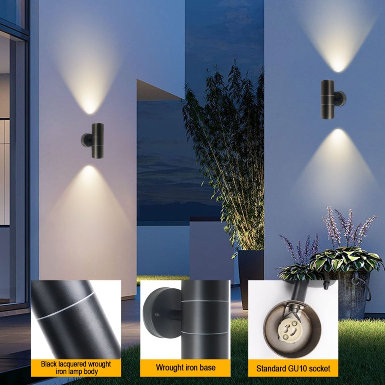 Extrastar Outdoor Up & Down Double Wall Light
