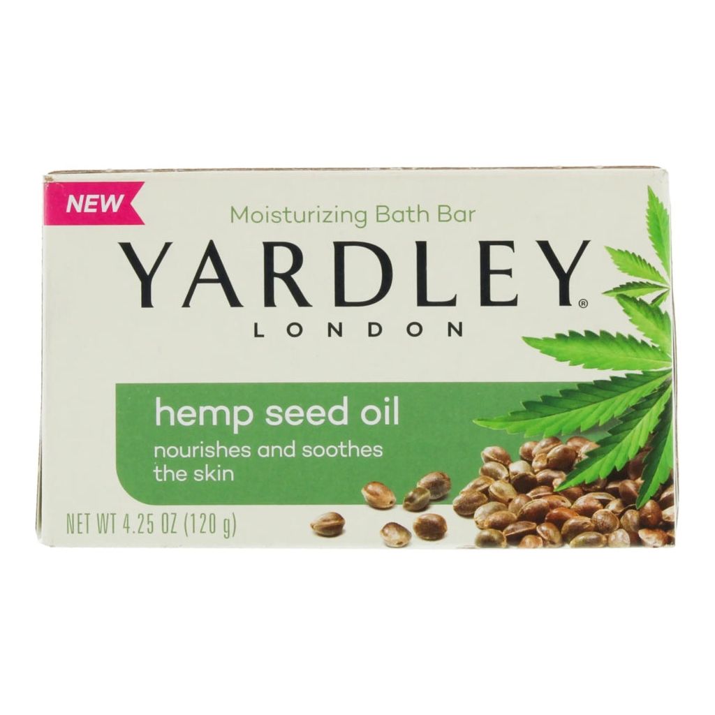 Savon à l'huile de graines de chanvre Yardley en boîte