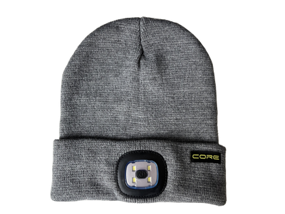 Gorro con LED recargable Core