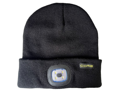 Gorro con LED recargable Core