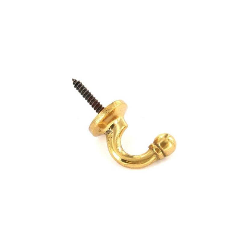 Securit Brass Tieback Hooks Ball End (2)