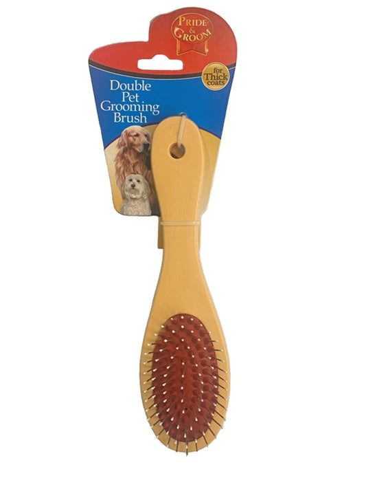 Cepillo doble para el cuidado de mascotas Pride &amp; Groom