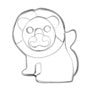 Tala Lion Cookie Cutter Stainless Steel