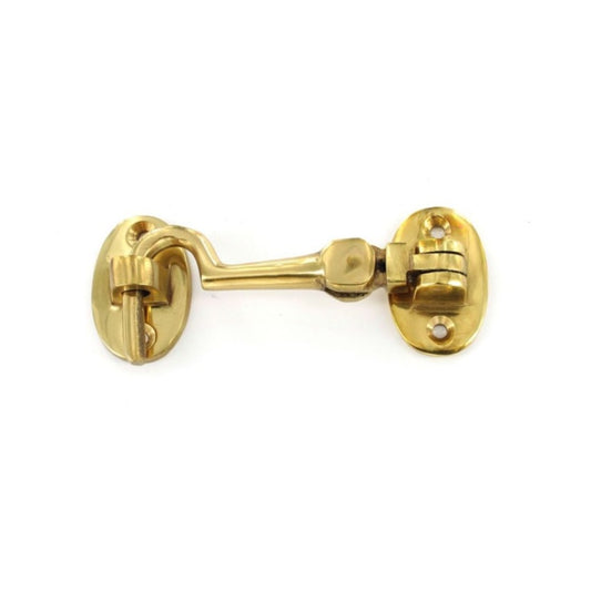 Securit Brass Cabin Hook Silent Type