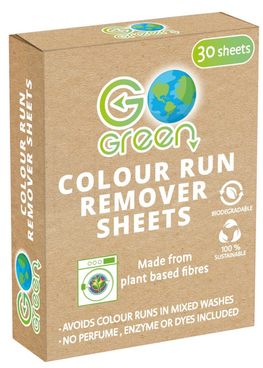 Feuilles de dissolvant de couleur Go Green