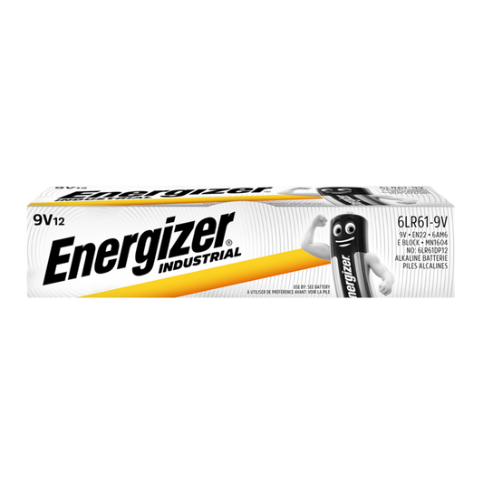 Baterías industriales Energizer 9v