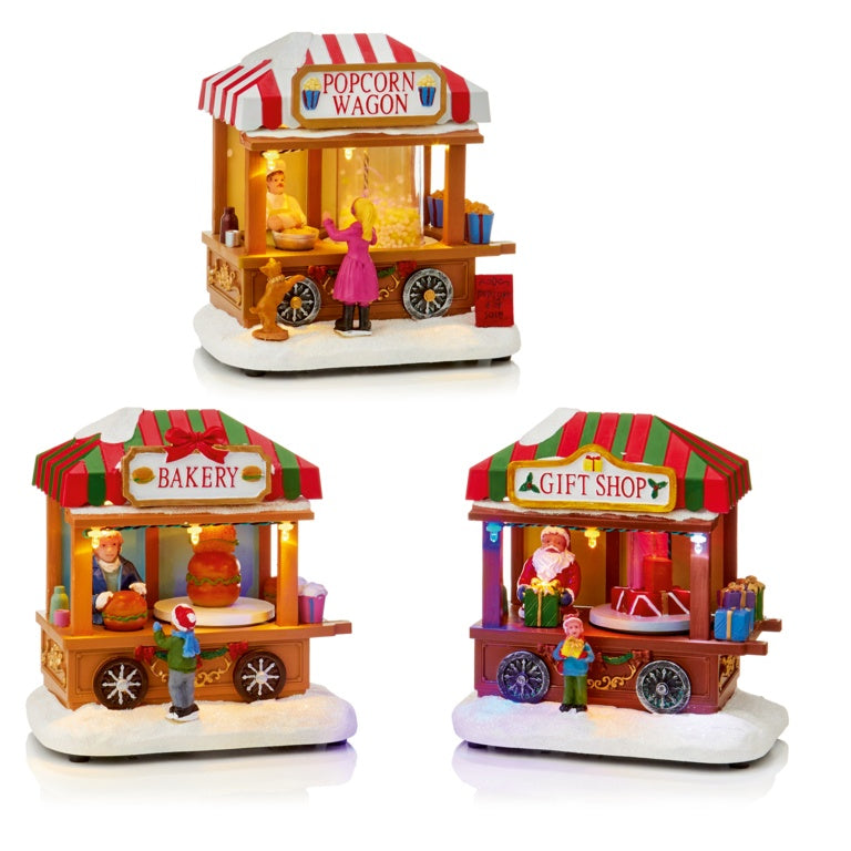 Premier Lit Gift Shop Bakery Wagon Assorted