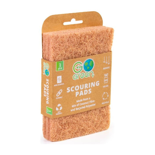 Go Green Scouring Pad Coconut Recycled