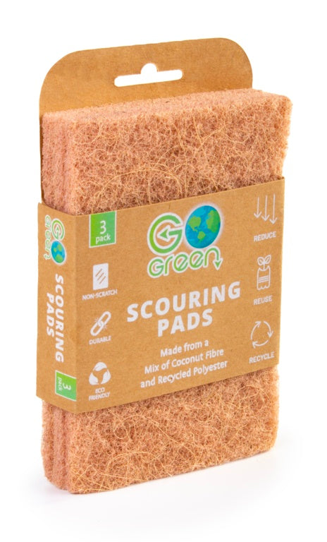 Go Green Scouring Pad Coconut Recycled