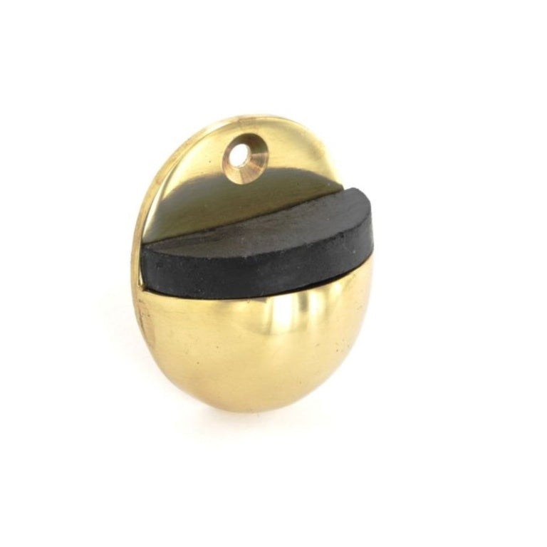 Securit Brass Oval Door Stop