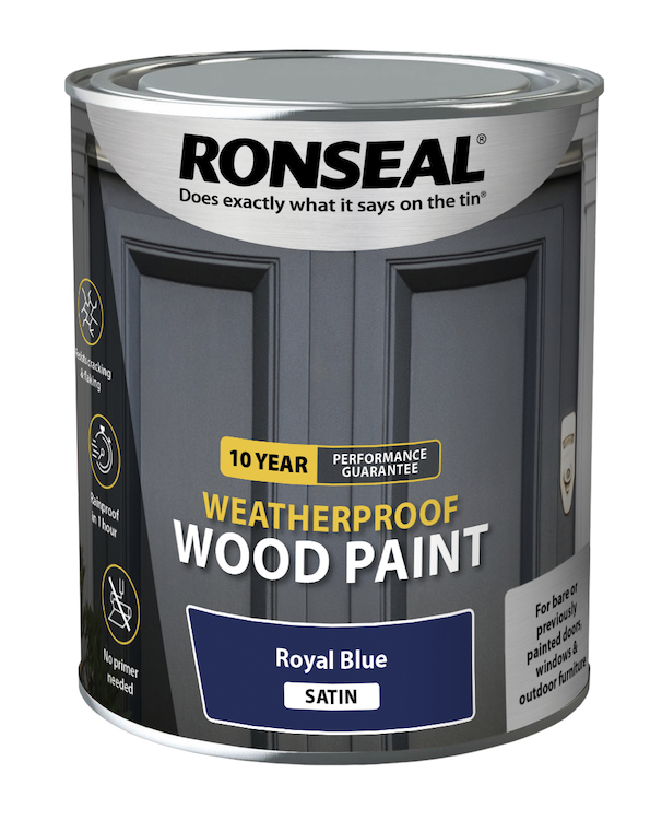 Peinture pour bois satinée résistante aux intempéries, 10 ans, Ronseal