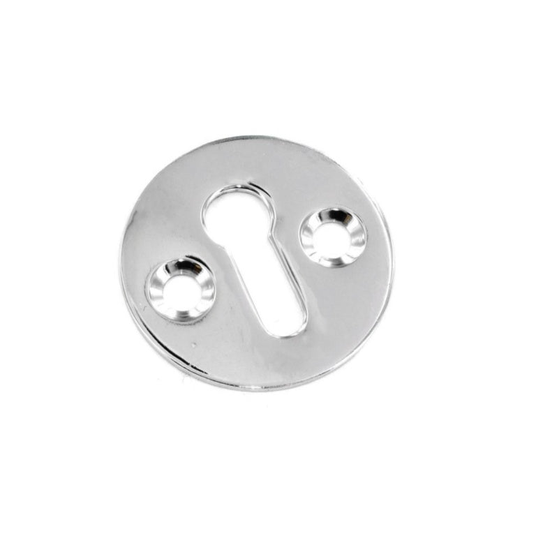 Securit Chrome Escutcheon Plain