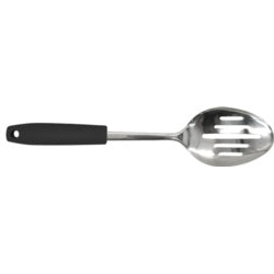 Initial Stainless Steel Slotted Spoon