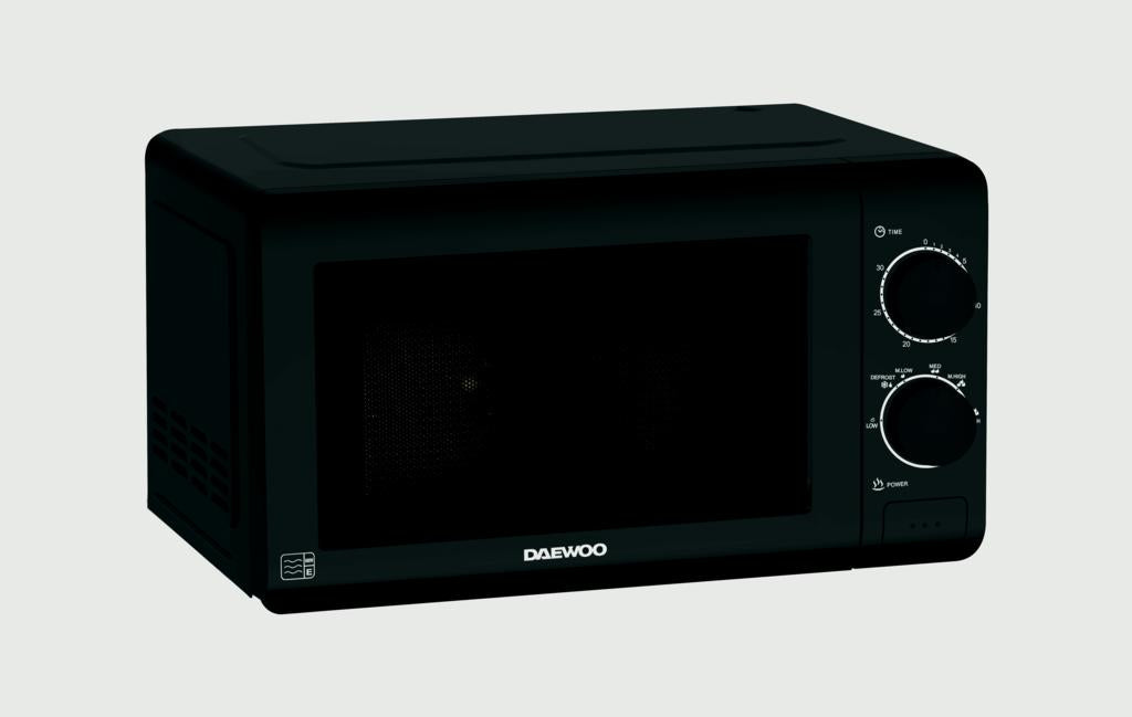 Daewoo Manual Microwave Black 20L