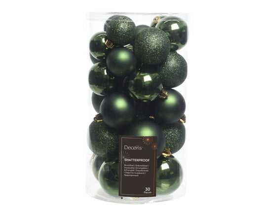 Kaemingk Shatterproof Bauble Pine Green