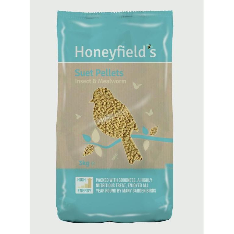 Honeyfields Suet Pellet With Mealworm Insect