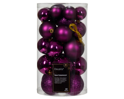 Kaemingk Shatterproof Bauble Violet