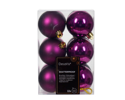 Kaemingk Shatterproof Bauble Violet