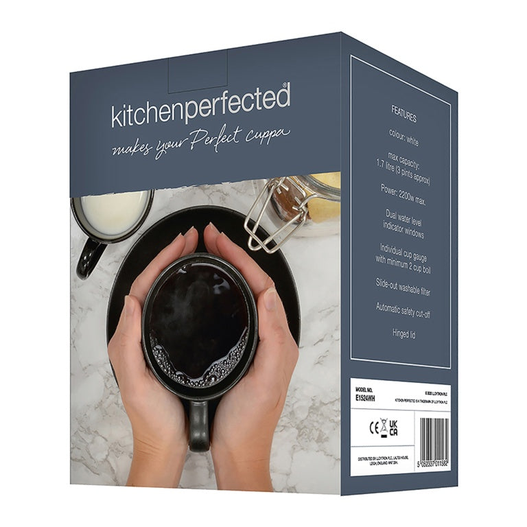 Kitchen Perfected 1.7L Cordless Kettle 2.2KW