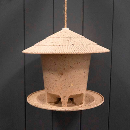 Earthy Sustainable Round Bird Feeder