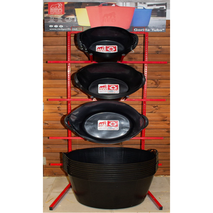 Red Gorilla Black Flexi Tubs