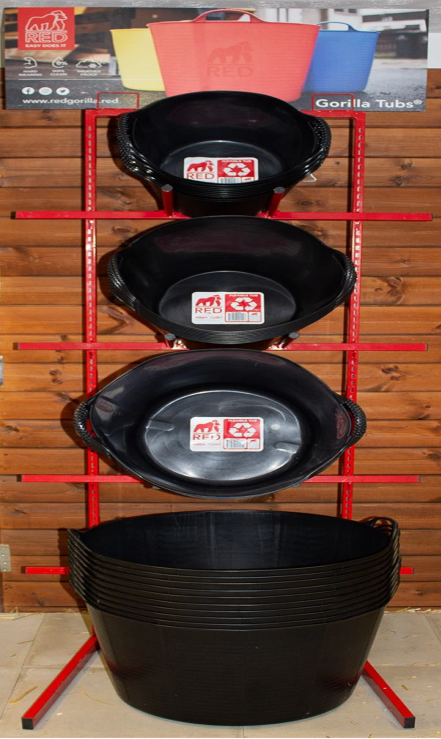 Red Gorilla Black Flexi Tubs