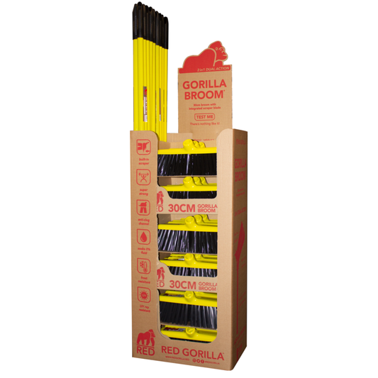 Oferta de caja de escobas Red Gorilla 30 cm