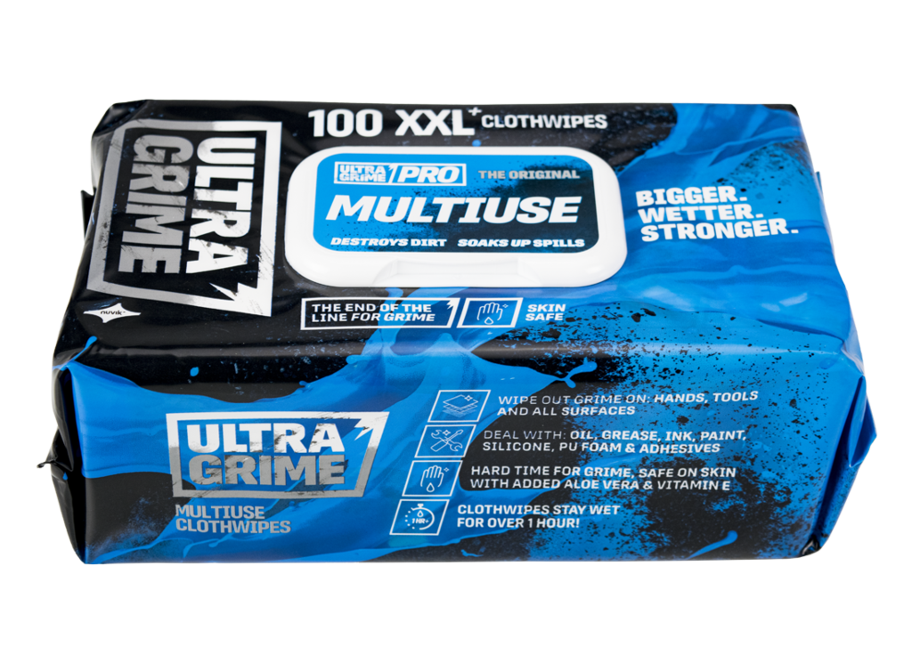 Ultragrime Pro Multi-Use Cloth Wipes