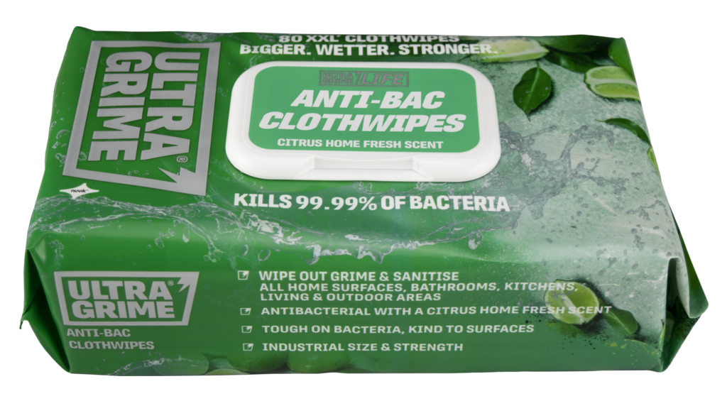 Ultragrime Life Anti-Bac Cloth Wipes