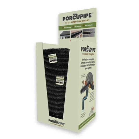 Porcupipe 16 Gutter Brush Display Unit