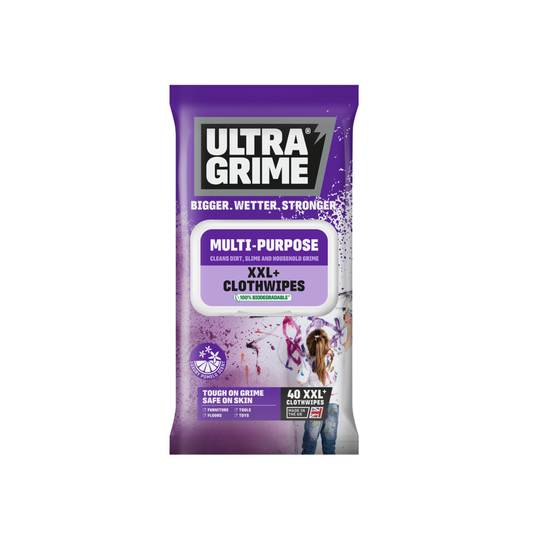 Ultragrime Life Multi Purpose Pomelo Cloth Wipes 40 Pack