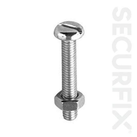 Securfix Trade Pack Lot de 50 vis à métaux à tête cylindrique