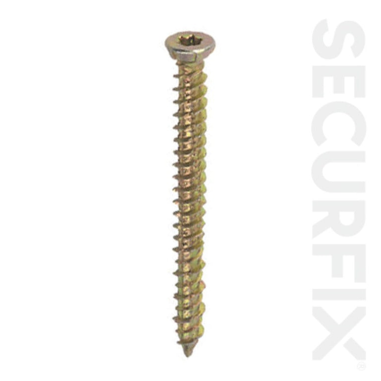 Securfix Trade Pack Tornillos para marcos de hormigón, paquete de 10