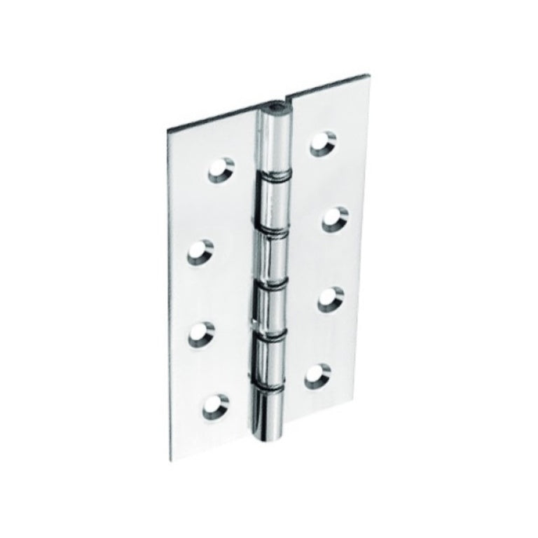 Securit Chrome Plated D.S.W. Brass Hinges (Pair)