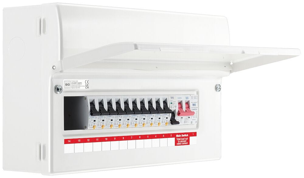 BG 16 Module 12 Way Consumer Unit Surge