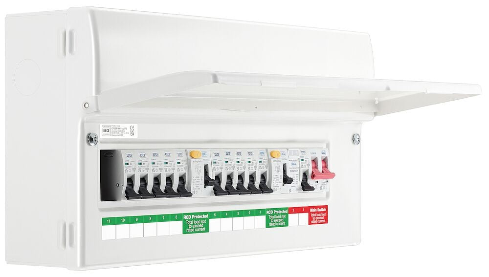 BG 11 Way Consumer Unit Dual RCD