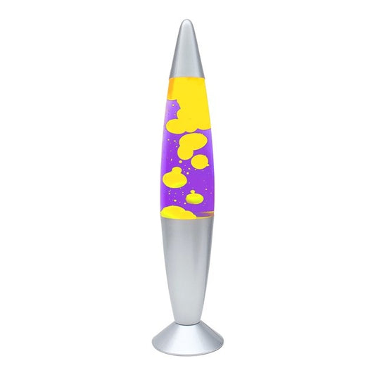 Global Gizmos Purple And Yellow Lava Lamp