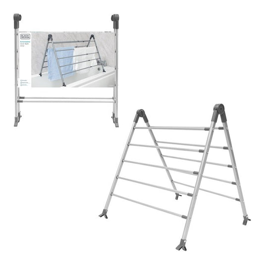 Black  Decker Over Bath Extending Airer Grey