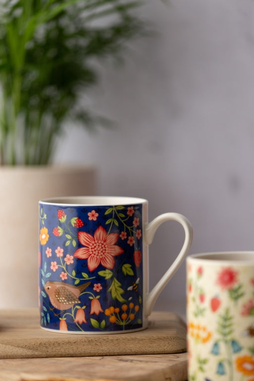 Price & Kensington Wild Flower Fine China Mug 380ml